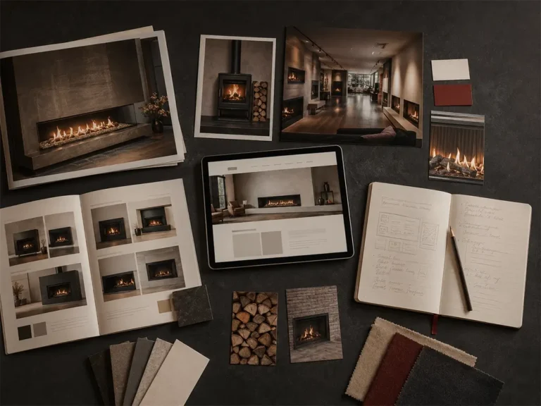 layout of catalogs and images